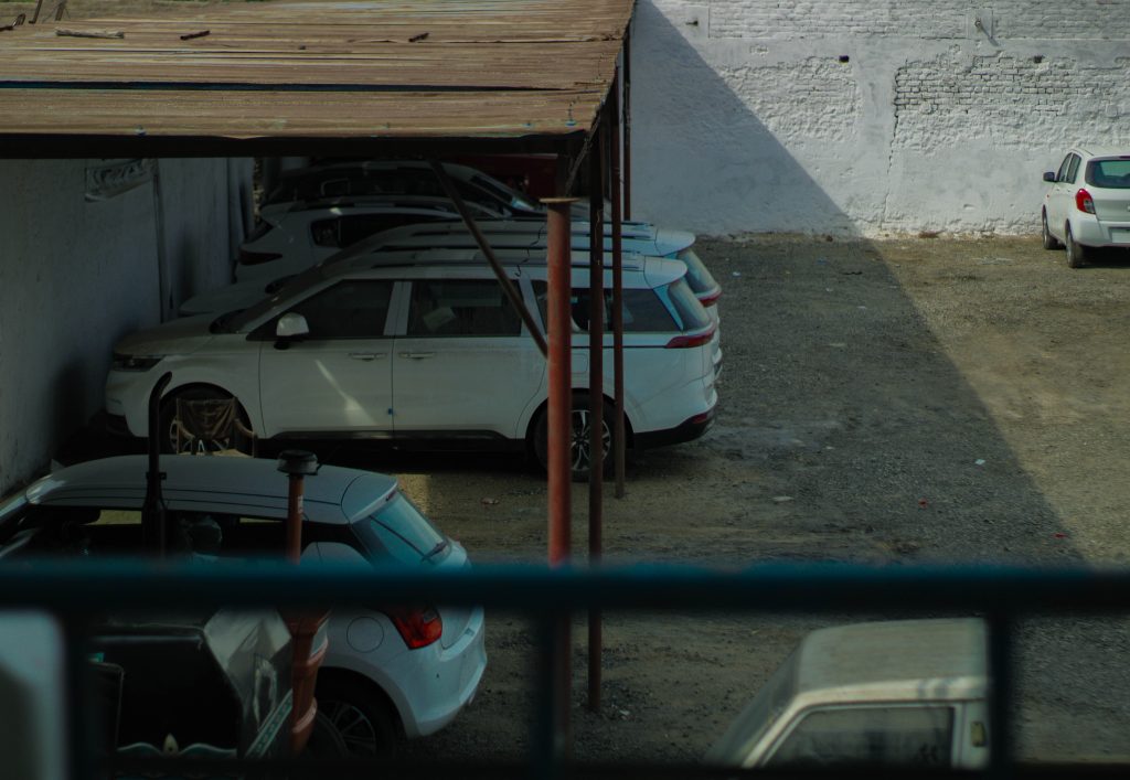 customer vehicle are safely parked